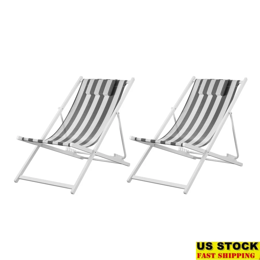 Folding Beach Chair Set 2 Pack Lightweight Weather Resistant Adjustable Recline Outdoor Lounge Chairs Poolside and Beach
Folding Beach Chair Set 2 Pack Lightweight Weather Resistant Adjustable Recline Outdoor Lounge Chairs Poolside and Beach