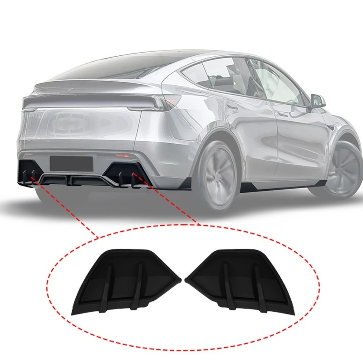 For Tesla Model Y 2025+ Car Rear Bumper Spoiler Lip Diffuser Modification Part Bumper Guard Protector Cover Car Accessories
For Tesla Model Y 2025+ Car Rear Bumper Spoiler Lip Diffuser Modification Part Bumper Guard Protector Cover Car Accessories