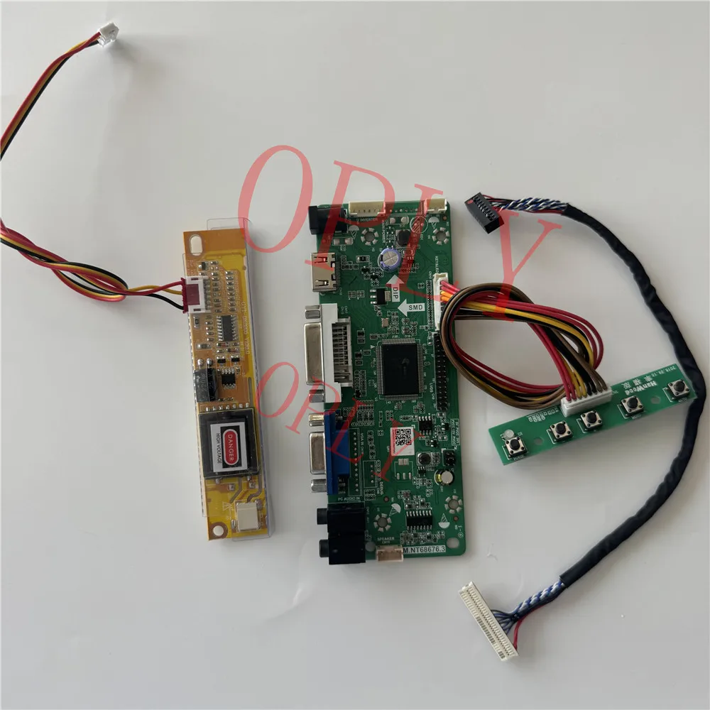 M.NT68676 Комплект платы контроллера HDMI-совместимый VGA DVI для N150P3 B150PG01 15-дюймовый ЖК-экран 1440X1050 светодиодный монитор DIY
M.NT68676 Комплект платы контроллера HDMI-совместимый VGA DVI для N150P3 B150PG01 15-дюймовый ЖК-экран 1440X1050 светодиодный монитор DIY