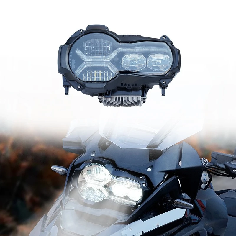 LED modified headlight, suitable for R1250GS 21 motorcycle LED headlight modification
LED modified headlight, suitable for R1250GS 21 motorcycle LED headlight modification