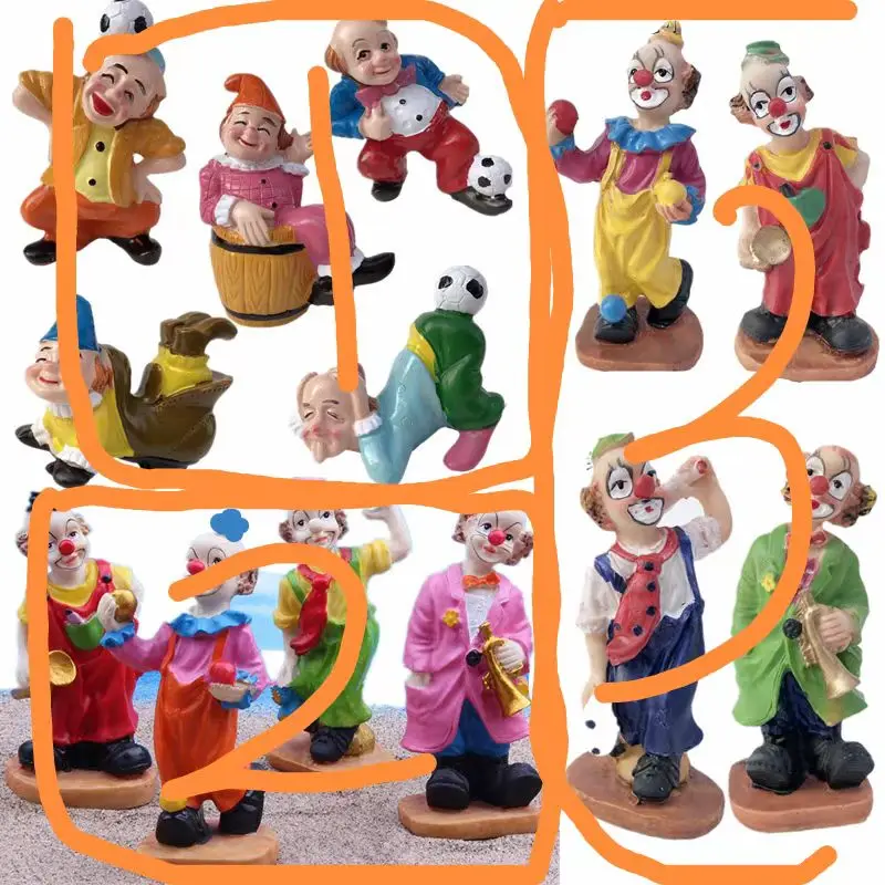 фигурка из смолы, психический психологический песочный стол, игровая коробка, набор клоунов для терапии суда
фигурка из смолы, психический психологический песочный стол, игровая коробка, набор клоунов для терапии суда