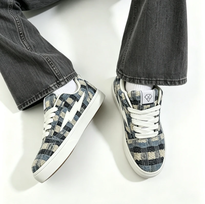 Fashion Minimal Men Knitted Cloth Footwear Elastic Easy Wear Soft Rubber Versatile Casual Canvas Shoes For Weekend Trip Walk
Fashion Minimal Men Knitted Cloth Footwear Elastic Easy Wear Soft Rubber Versatile Casual Canvas Shoes For Weekend Trip Walk