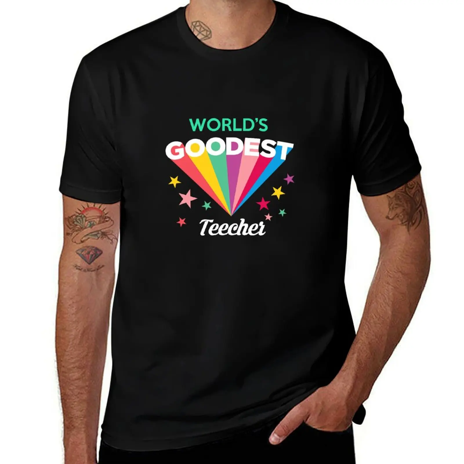 World's Goodest Teecher T-Shirt customizeds gifts for boyfriend funny costumes compression shirt men
World's Goodest Teecher T-Shirt customizeds gifts for boyfriend funny costumes compression shirt men
