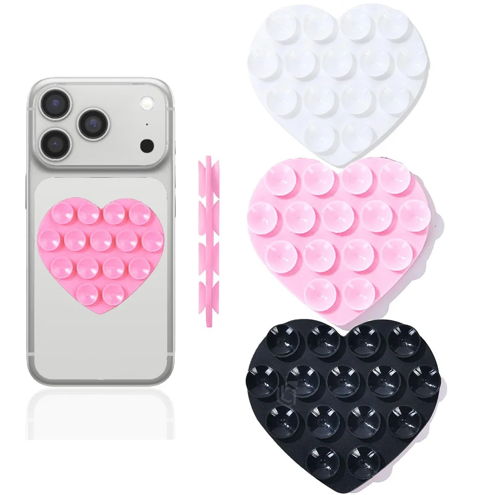 Silicone Suction Cup Phone Mount Double-Sided Heart Shaped Non Slip Suction Cup Phone Mount Hands-Free Phone Holder Accessories
Silicone Suction Cup Phone Mount Double-Sided Heart Shaped Non Slip Suction Cup Phone Mount Hands-Free Phone Holder Accessories