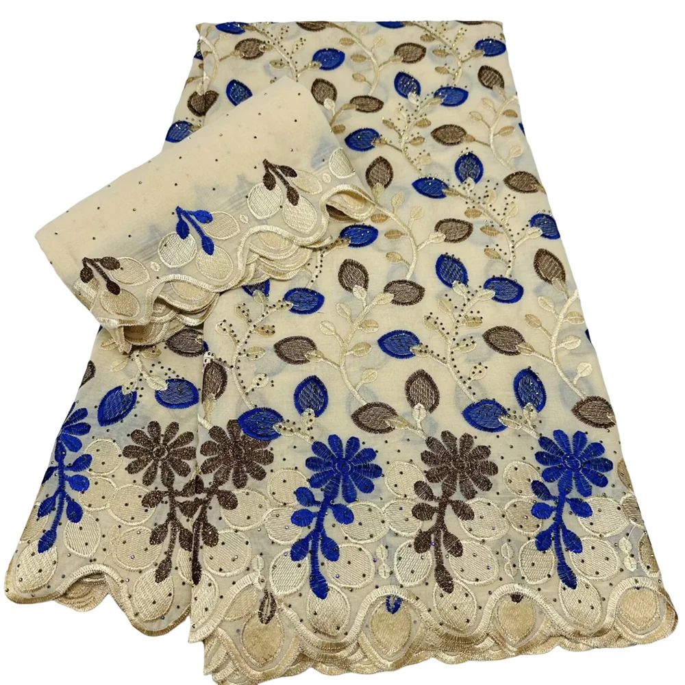 2026 African Embroidered Lace Fabric Swiss Voile Cotton Lace Fabric 5+2 Yards Nigerian High Quality For Women Party Dress Sewing
2026 African Embroidered Lace Fabric Swiss Voile Cotton Lace Fabric 5+2 Yards Nigerian High Quality For Women Party Dress Sewing