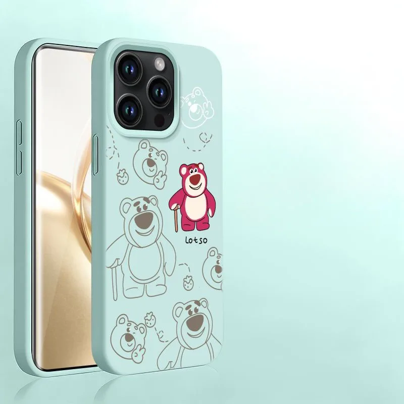 Suitable for Iphone Cute Cartoon Bear Print Soft Phone Case Silicone Shockproof Cover with Wrist Strap Anti Scratch Slim Fit
Suitable for Iphone Cute Cartoon Bear Print Soft Phone Case Silicone Shockproof Cover with Wrist Strap Anti Scratch Slim Fit