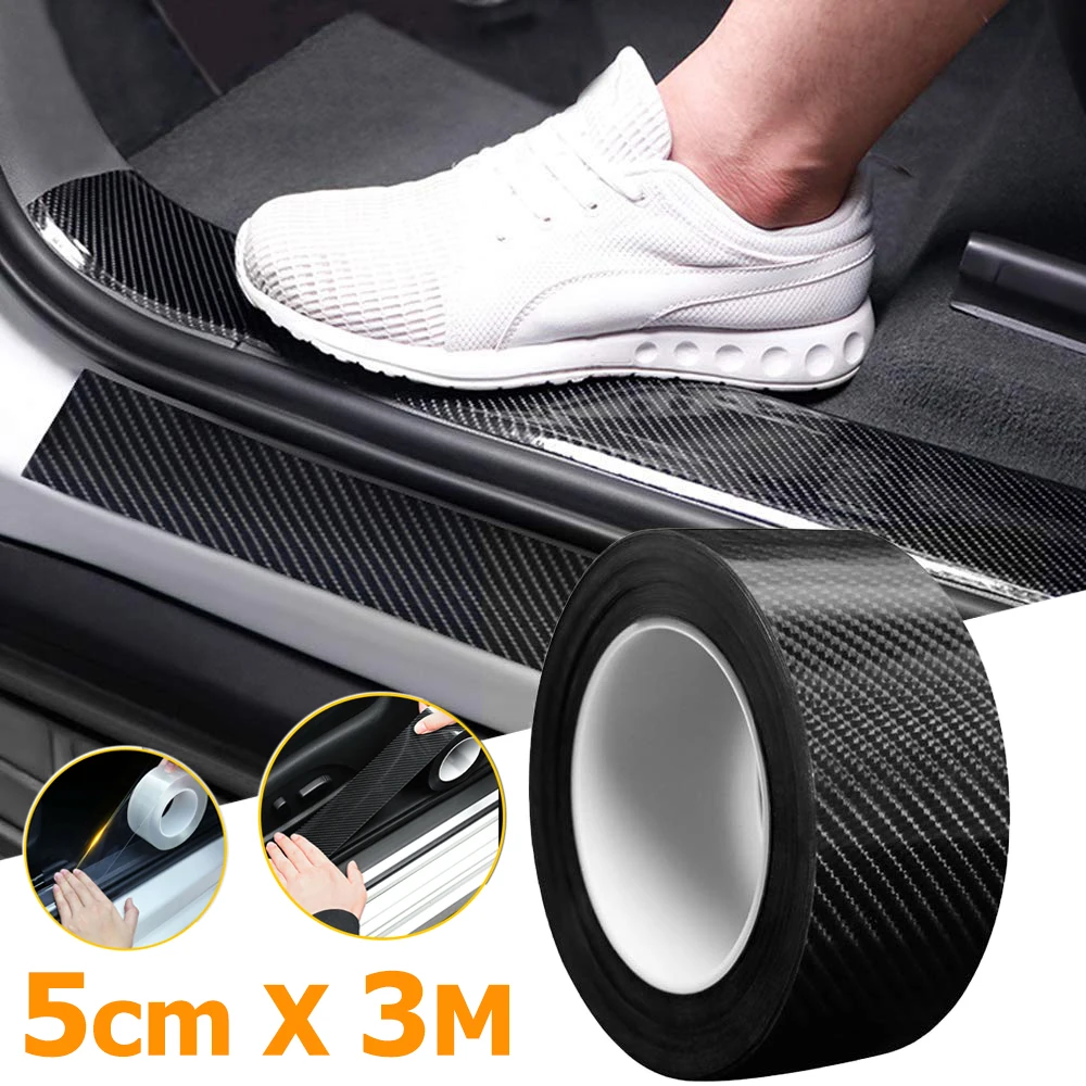3M Carbon Fiber 5D Threshold Protection Sticker Clear Car Wrap Film For Lada Vesta Niva Granta Kalina Samara Vaz 2107 2110 2109
3M Carbon Fiber 5D Threshold Protection Sticker Clear Car Wrap Film For Lada Vesta Niva Granta Kalina Samara Vaz 2107 2110 2109