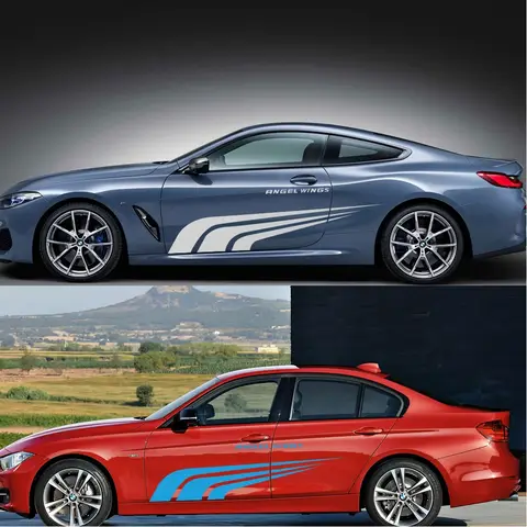 Car Body Angel Wing Vinyl Stickers for Audi Volkswagen VW Ford BMW Toyota Honda Mercedes Benz Peugeot Renault Auto Accessories