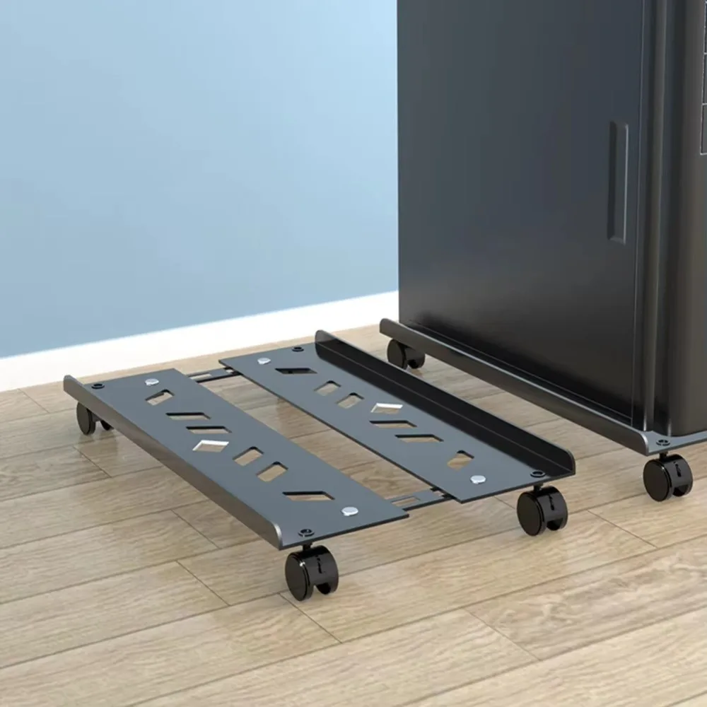 Adjustable Mobile CPU Stand with 4 Caster Wheels Ventilated PC Tower Stand Universal Accessories Under Desk CPU Holder
Adjustable Mobile CPU Stand with 4 Caster Wheels Ventilated PC Tower Stand Universal Accessories Under Desk CPU Holder
