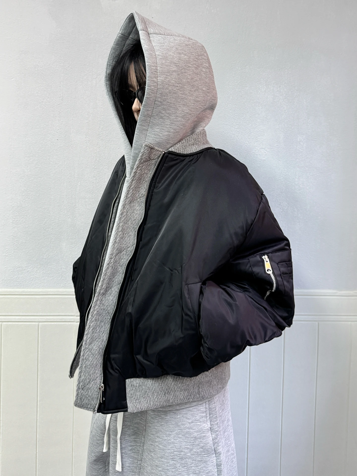 Thiened Woolen Patchwork Flight Jaet Women's Design Cleanfit Outerwear Trendy Cotton Clothes Retro Sle Commute
Thiened Woolen Patchwork Flight Jaet Women's Design Cleanfit Outerwear Trendy Cotton Clothes Retro Sle Commute