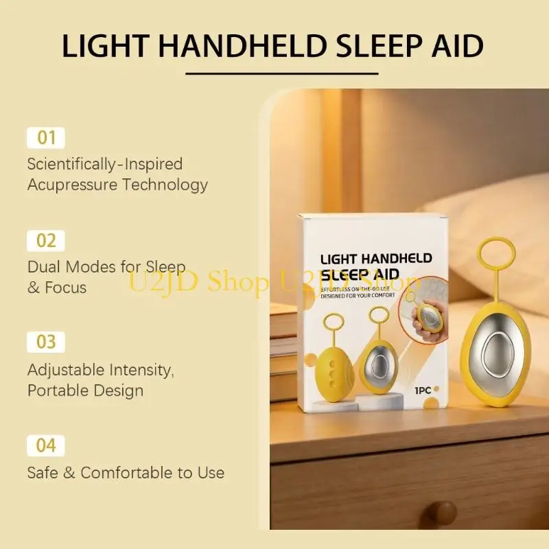U2JD Portable Handheld Sleep Enhancer for Better Sleep Quality Insomnias and Anxiety Reliefs with Multiple Mode Intelligent
U2JD Portable Handheld Sleep Enhancer for Better Sleep Quality Insomnias and Anxiety Reliefs with Multiple Mode Intelligent