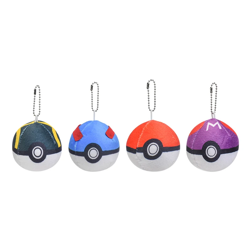 3inch Pokemon keychain Plush Cushion Ultra Ball Master Ball Poke Ball Pillow Pokeball Cushion Pocket Monster Doll
3inch Pokemon keychain Plush Cushion Ultra Ball Master Ball Poke Ball Pillow Pokeball Cushion Pocket Monster Doll