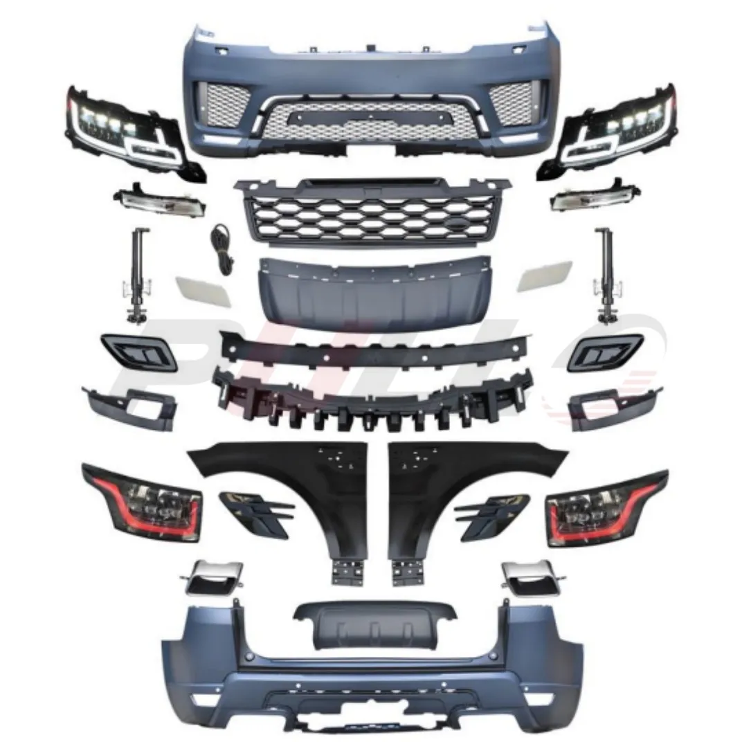 Suitable for Range Rover Sport 2013-2017 Modified to 2018-2020 OEM Model with Front and Rear Bumper and Grille Auto Lamps
Suitable for Range Rover Sport 2013-2017 Modified to 2018-2020 OEM Model with Front and Rear Bumper and Grille Auto Lamps
