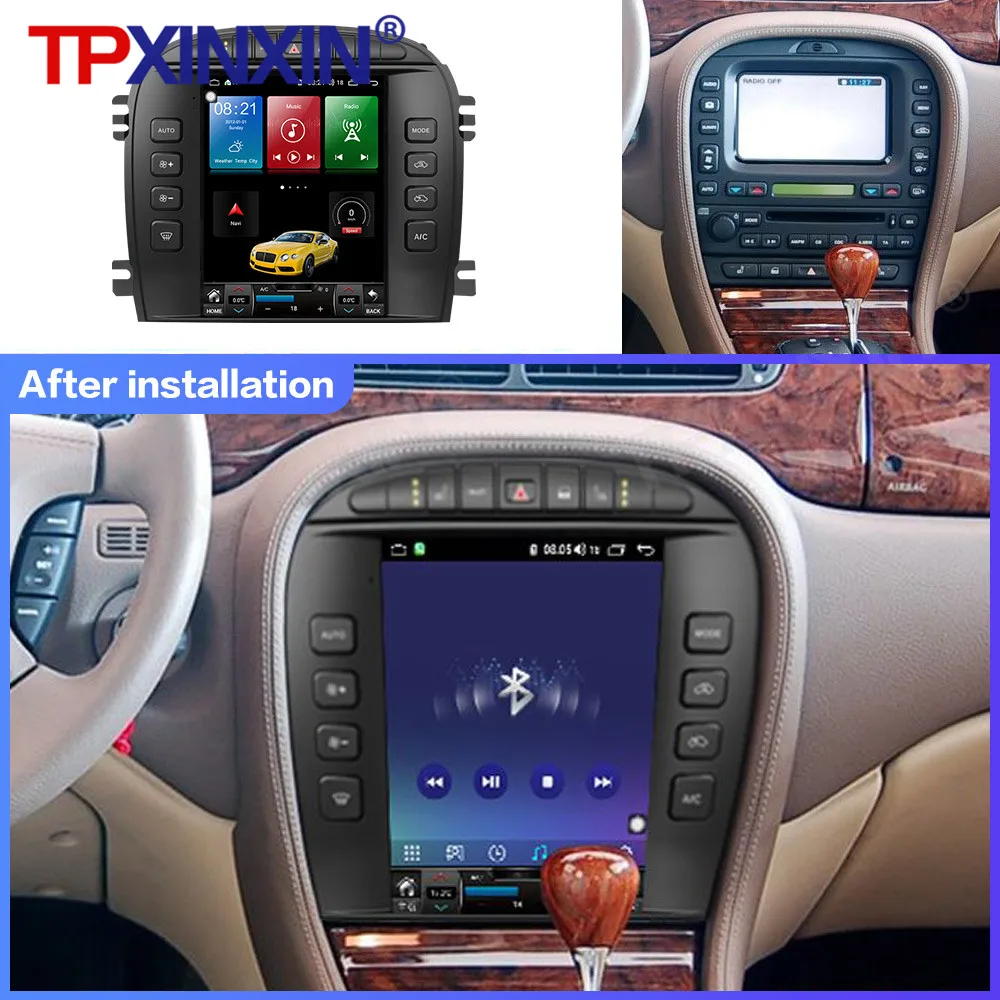 Автомобильная аудиосистема на Android 12 для Jaguar S-type Stype 2004-2009, радио, стереоприемник Tesla, центральный мультимедийный видеоплеер, навигация
Автомобильная аудиосистема на Android 12 для Jaguar S-type Stype 2004-2009, радио, стереоприемник Tesla, центральный мультимедийный видеоплеер, навигация