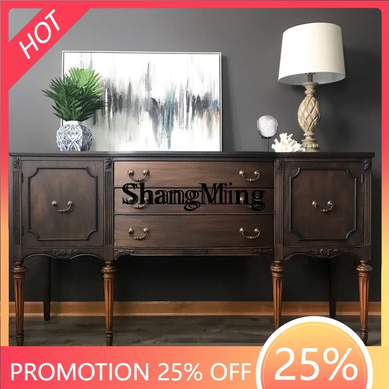 SM wood retro carved foyer, entrance cabinet, living room decorative locker, old dining side cabinet
SM wood retro carved foyer, entrance cabinet, living room decorative locker, old dining side cabinet