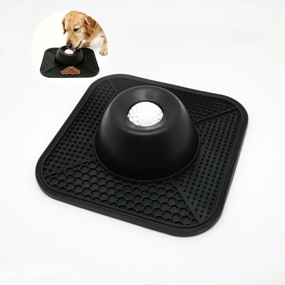 Silicone Pet Lick Bowl Non-Slip Interactive Dog Slow-speed Bowl Self-Soothing Promotes Dental Health Slow Feeder Dog Bowl
Silicone Pet Lick Bowl Non-Slip Interactive Dog Slow-speed Bowl Self-Soothing Promotes Dental Health Slow Feeder Dog Bowl