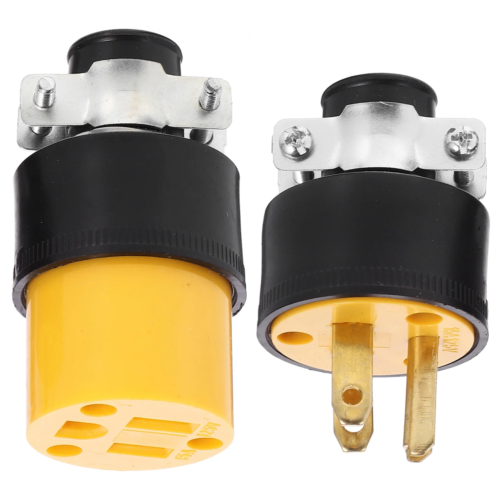 Extension Cord Connector Replacement Ends Grounding Connectors Electrical Repair Kit Female
Extension Cord Connector Replacement Ends Grounding Connectors Electrical Repair Kit Female