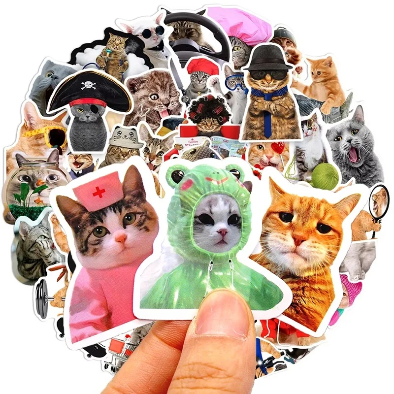 10/50/100pcs Cute Funny Cat Stickers Kawaii Cartoon Animals Decals Laptop Motorcycle Suitcase Notebook Kids Waterproof Sticker
10/50/100pcs Cute Funny Cat Stickers Kawaii Cartoon Animals Decals Laptop Motorcycle Suitcase Notebook Kids Waterproof Sticker