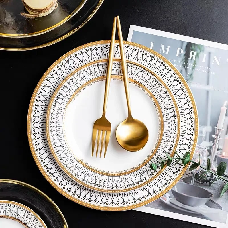 Creative Ceramic Phnom Penh Nordic Western Cuisine Plate Hotel Tableware Set Home Cuisine Beef Plate
Creative Ceramic Phnom Penh Nordic Western Cuisine Plate Hotel Tableware Set Home Cuisine Beef Plate