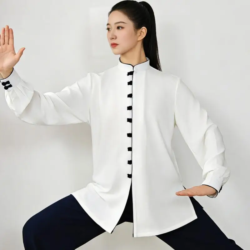 Tai Chi Unisex 2 Pcs Top &pant Suit Chinese Style Buckle Traditional Clothing Kungfu Wing Chun Morning Exercise Costumes
Tai Chi Unisex 2 Pcs Top &pant Suit Chinese Style Buckle Traditional Clothing Kungfu Wing Chun Morning Exercise Costumes 