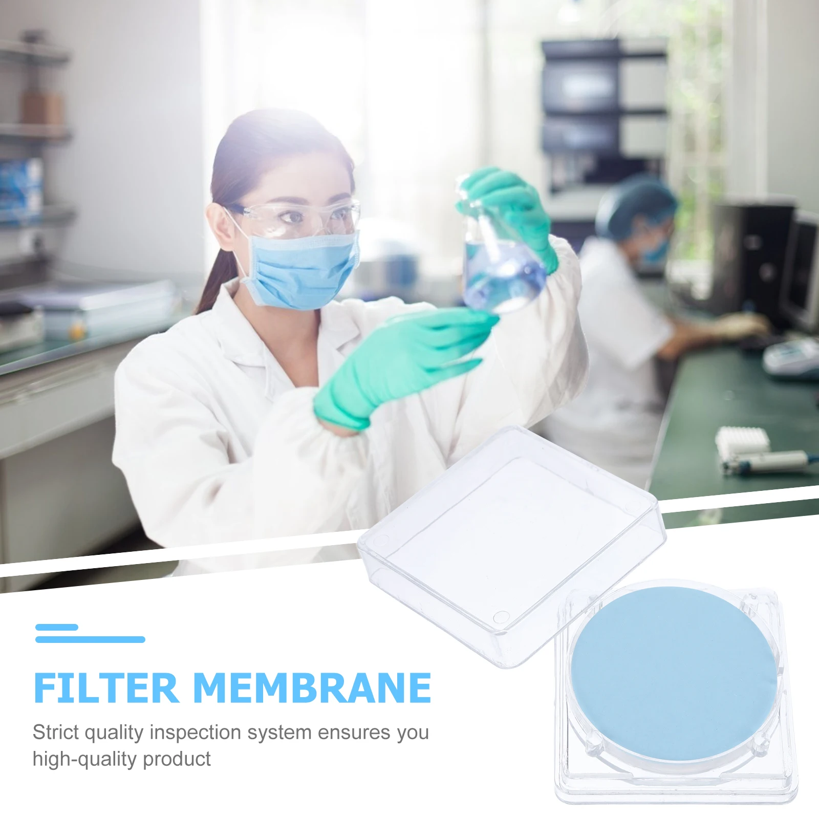 50pcs Mixed Cellulose Filter Membrane 0.45Um Hydrophilic For Bacteria Removal Laboratories Lubricating Oil Fuel Oil Beverages 
50pcs Mixed Cellulose Filter Membrane 0.45Um Hydrophilic For Bacteria Removal Laboratories Lubricating Oil Fuel Oil Beverages