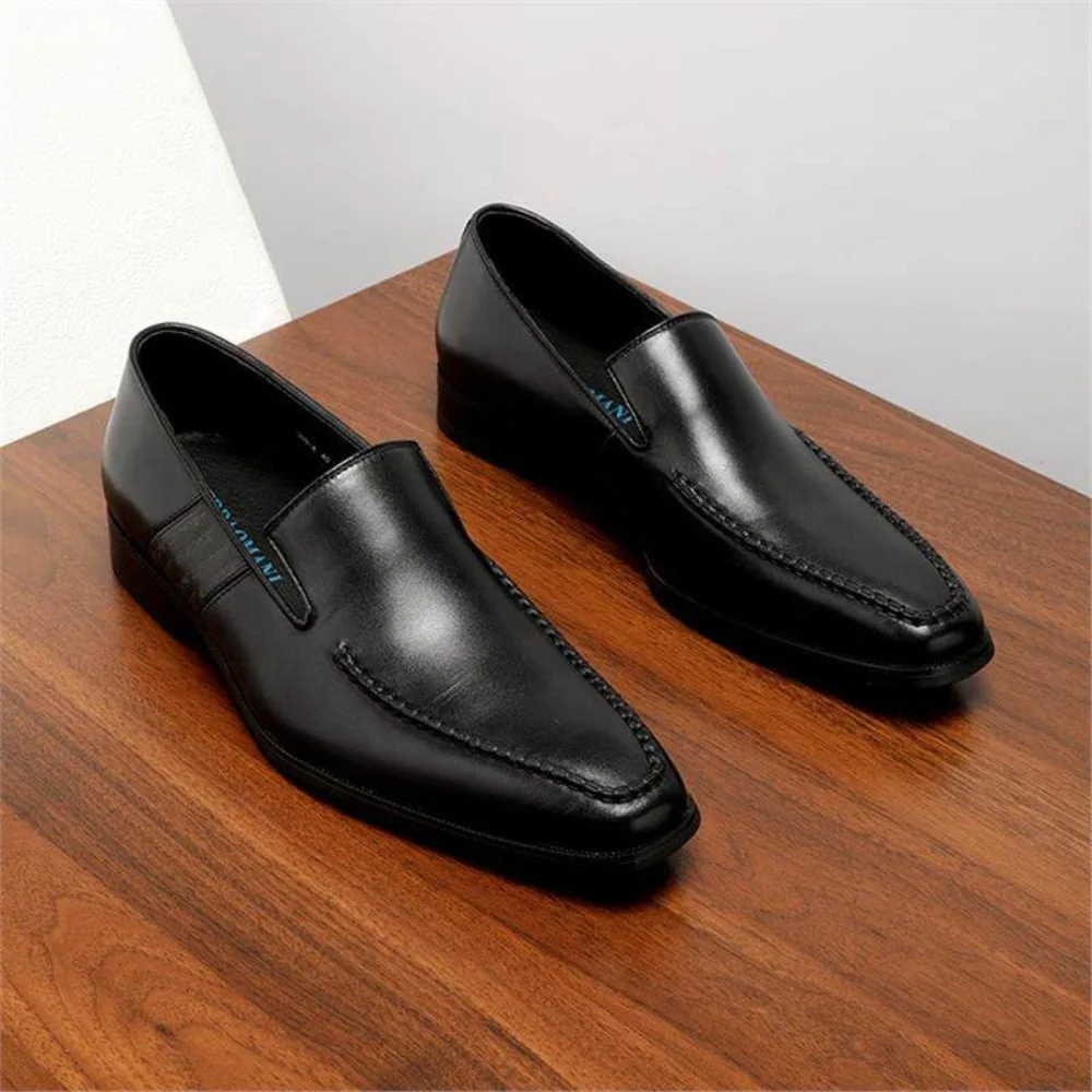 Summer Breathable Genuine Leather Men’s Formal Shoes Square Toe Slip on Low Top Handmade Casual Leather Shoes
Summer Breathable Genuine Leather Men’s Formal Shoes Square Toe Slip on Low Top Handmade Casual Leather Shoes