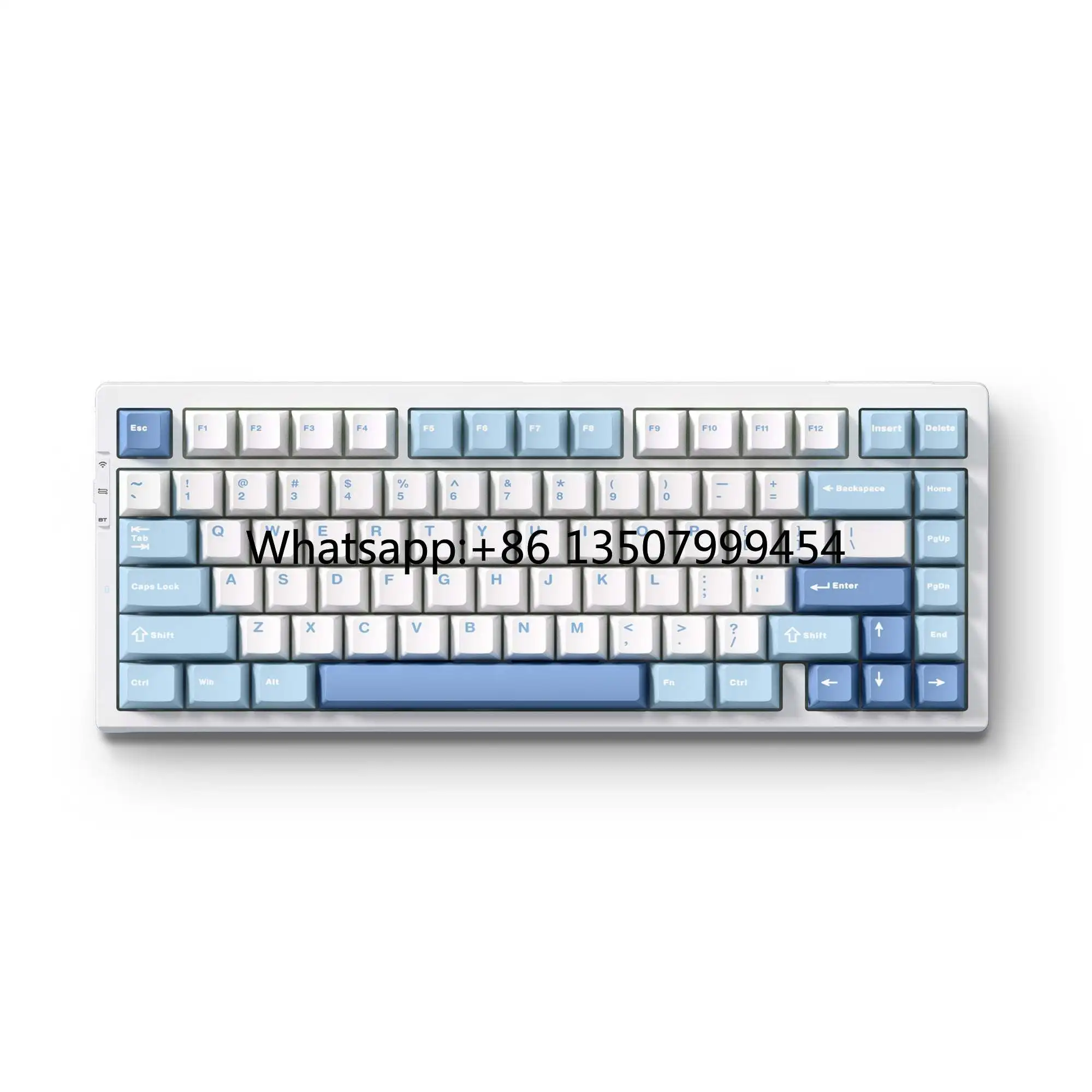 G75PRO RGB LED 75% Keyboard OEM Logo Wired USB & 2.4G Wireless Gaming Switch Custom PBT Material for Laptop PC Computer
G75PRO RGB LED 75% Keyboard OEM Logo Wired USB & 2.4G Wireless Gaming Switch Custom PBT Material for Laptop PC Computer
