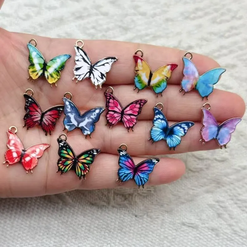 10pcs Cartoon Animal Butterfly Decorations Cute Insect Alloy Pendant Anime DIY Creative Fashion Jewelry Accessories Gift
10pcs Cartoon Animal Butterfly Decorations Cute Insect Alloy Pendant Anime DIY Creative Fashion Jewelry Accessories Gift