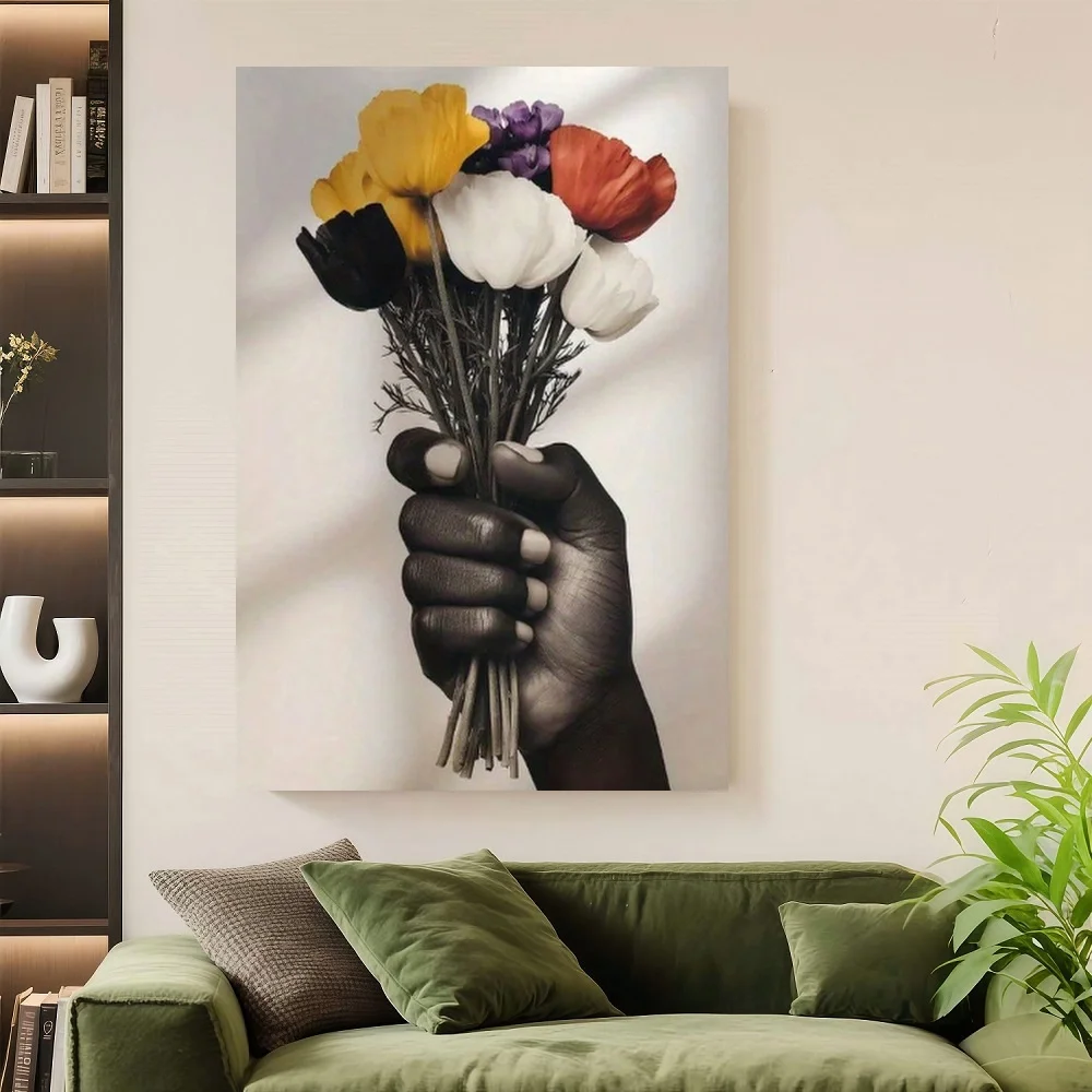Framed Canvas Poster Print Wall Art 1pc, Wall Art, Fashion Poster, The Power Of Blooming, Minimalist Art Print, Holding A Bouque
Framed Canvas Poster Print Wall Art 1pc, Wall Art, Fashion Poster, The Power Of Blooming, Minimalist Art Print, Holding A Bouque