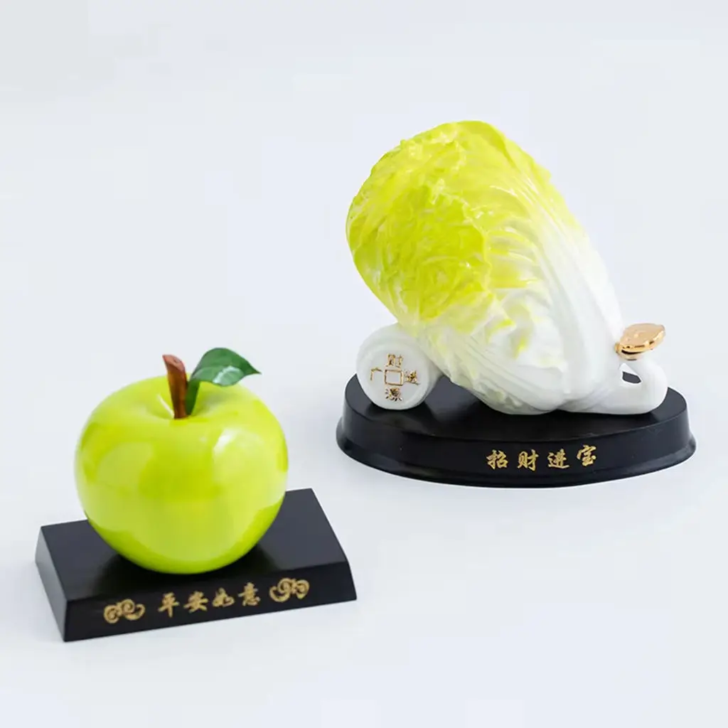 Lucky AppleCabbage Ceramic Statue With WoodBase,PeaceWealth Oriental Figurine WineCabinet Housewarming Opening TabletopDecorGift
Lucky AppleCabbage Ceramic Statue With WoodBase,PeaceWealth Oriental Figurine WineCabinet Housewarming Opening TabletopDecorGift