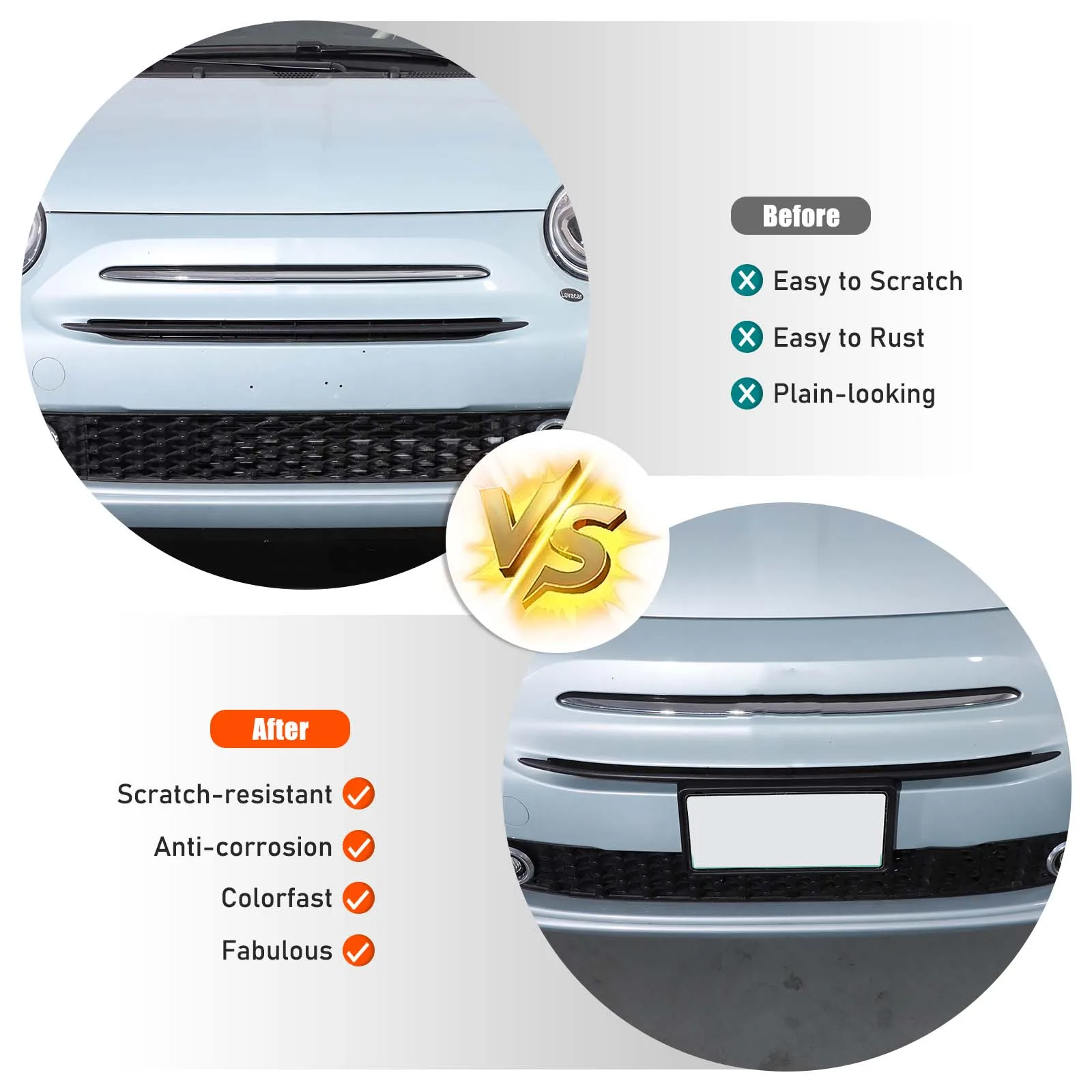 1Pcs ABS Black For Fiat 500 2016-2025+ Car styling car front license plate bracket exterior decoration modification accessories
1Pcs ABS Black For Fiat 500 2016-2025+ Car styling car front license plate bracket exterior decoration modification accessories
