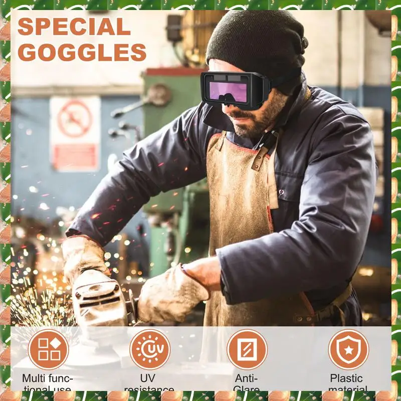 JAJA Auto Darkening Welding Helmet Durable Automatic Light Change Anti-Glare Eyes Shied Goggle Glasses Masks Autos Shades
JAJA Auto Darkening Welding Helmet Durable Automatic Light Change Anti-Glare Eyes Shied Goggle Glasses Masks Autos Shades