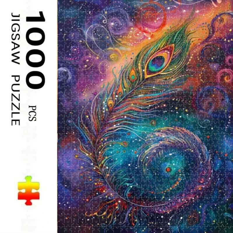 500 Pieces Jigsaw Puzzle Peacock Feather Jigsaw Puzzle Educational Toy for Kids Children 's Games Christmas Gift
500 Pieces Jigsaw Puzzle Peacock Feather Jigsaw Puzzle Educational Toy for Kids Children 's Games Christmas Gift