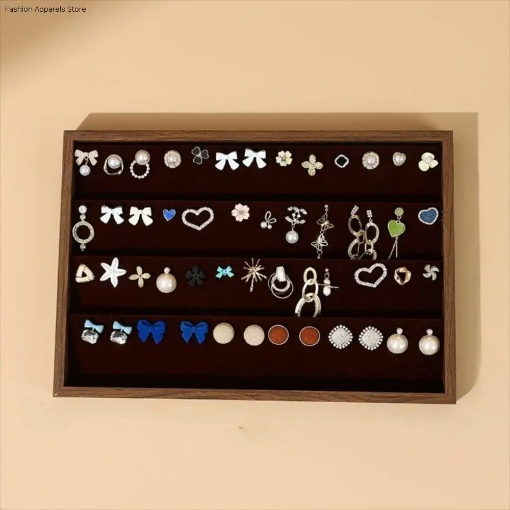 Штабелируемый поднос для ювелирных изделий с плоским дном и несколькими отделениями, деревянный бархатный поддон для ювелирных изделий, износостойкий, противоскользящий
Штабелируемый поднос для ювелирных изделий с плоским дном и несколькими отделениями, деревянный бархатный поддон для ювелирных изделий, износостойкий, противоскользящий