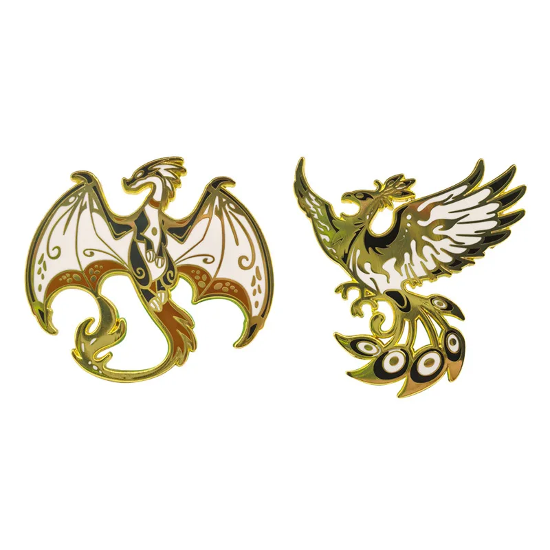 2 Pcs Flying Dragon and Phoenix Metal Badges Ins Style Personalized Brooch Creative Backpack Decoration Pin Fashion Toys Anime
2 Pcs Flying Dragon and Phoenix Metal Badges Ins Style Personalized Brooch Creative Backpack Decoration Pin Fashion Toys Anime