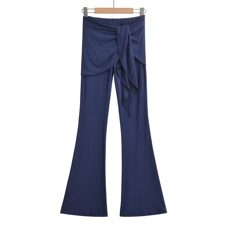 Zhao Lusi's Fake Two Piece Lace Up Micro Flared Pants Show Off Her Slimming and Leg Length Home Casual Floor Length Pants For
Zhao Lusi's Fake Two Piece Lace Up Micro Flared Pants Show Off Her Slimming and Leg Length Home Casual Floor Length Pants For