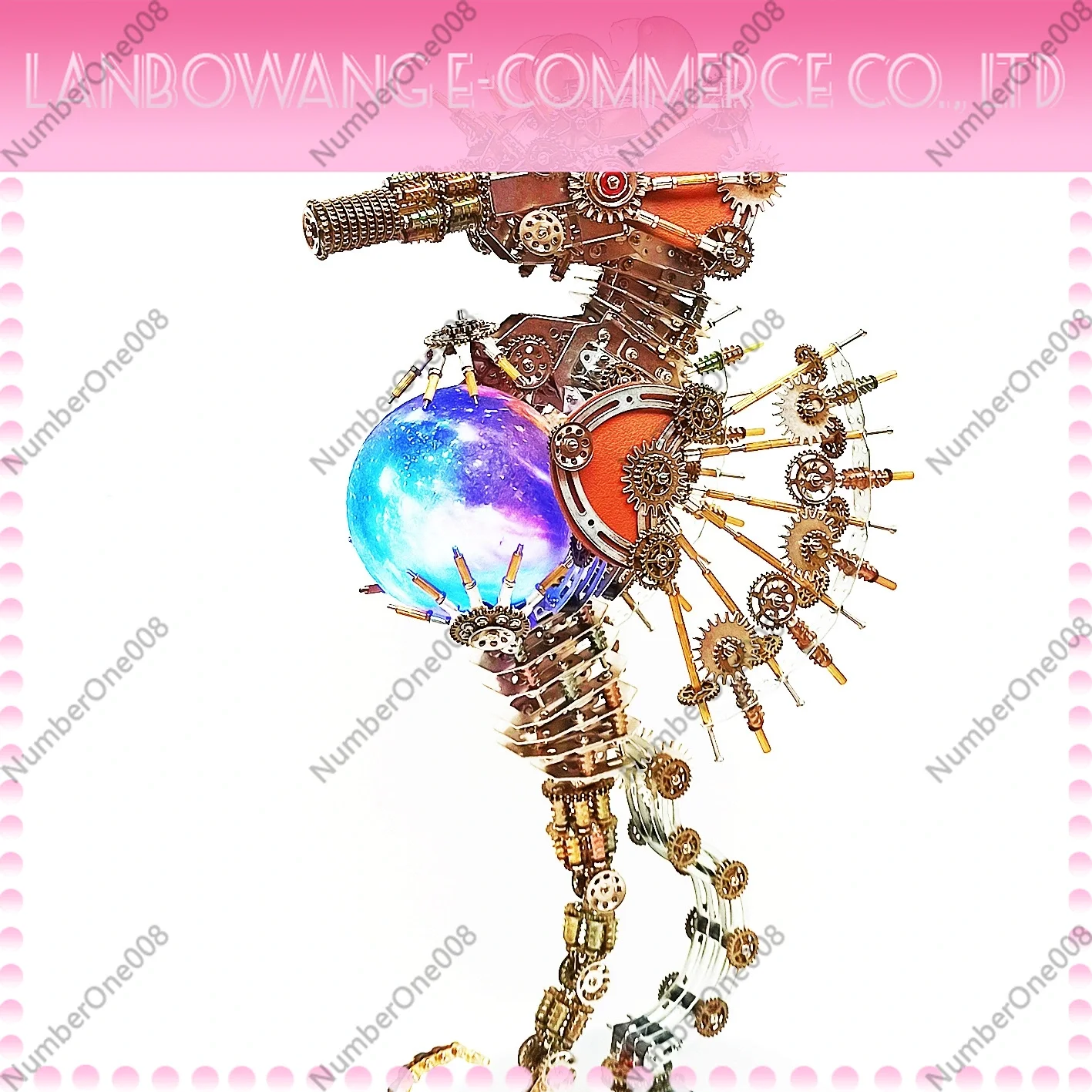 3D Puzzle Seahorse Metal Assembly Mechanical Sea Animals Building Model Kit Steampunk DIY Toys for Kids Adults 2100Pcs
3D Puzzle Seahorse Metal Assembly Mechanical Sea Animals Building Model Kit Steampunk DIY Toys for Kids Adults 2100Pcs