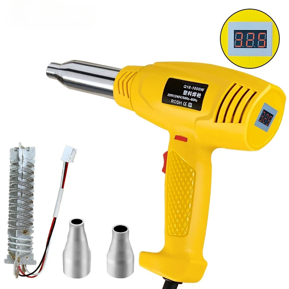 1000W Plastic Welder Garage Tools Heat gun hot air gun Machine PVC Plastic Repairing Machine Car Bumper Repair Adjustable temper
1000W Plastic Welder Garage Tools Heat gun hot air gun Machine PVC Plastic Repairing Machine Car Bumper Repair Adjustable temper