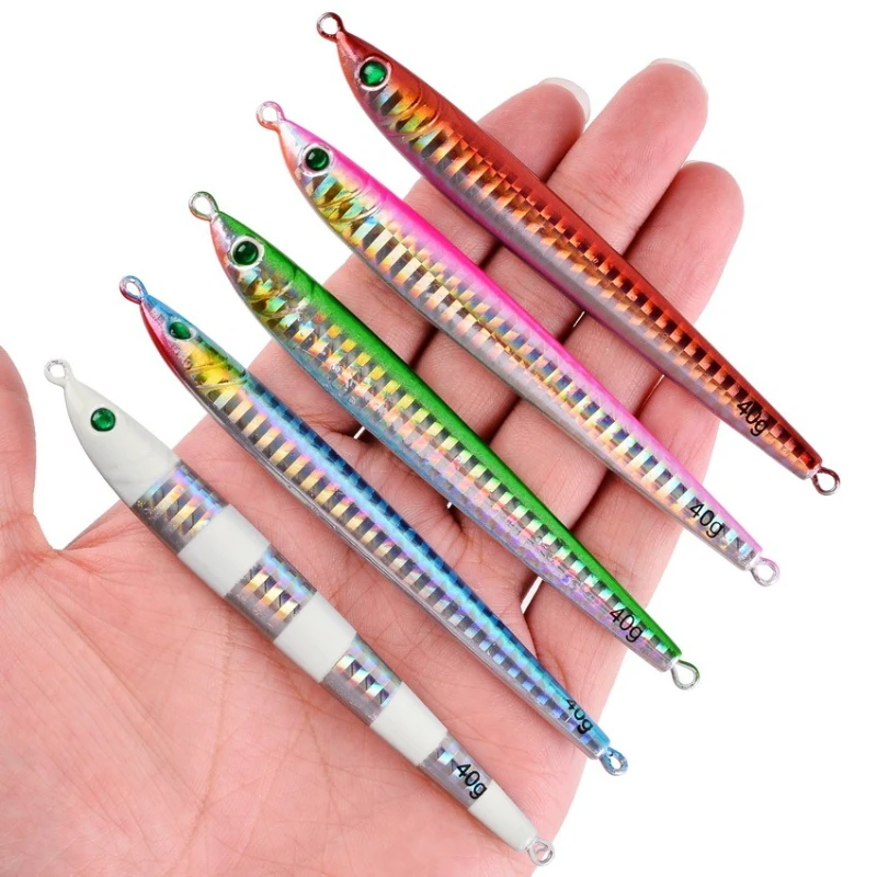 New Hot Sea Fishing Metal Jig Lead Fish 7-40g Ultra Long Cast Sinking Lifelike Freshwater Saltwater Bass Fishing Tackle
New Hot Sea Fishing Metal Jig Lead Fish 7-40g Ultra Long Cast Sinking Lifelike Freshwater Saltwater Bass Fishing Tackle
