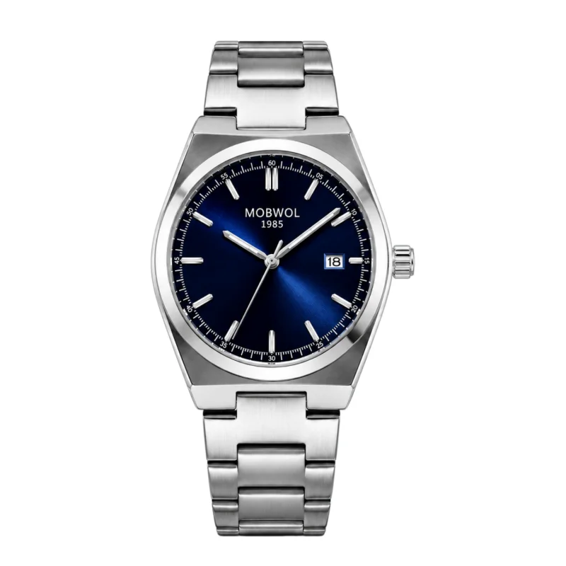 MOBWOL Luxury Men Quartz Watch, Stainless Steel Sport Wristwatch Waterproof Luminous Date Male Watch with Gift Box
MOBWOL Luxury Men Quartz Watch, Stainless Steel Sport Wristwatch Waterproof Luminous Date Male Watch with Gift Box
