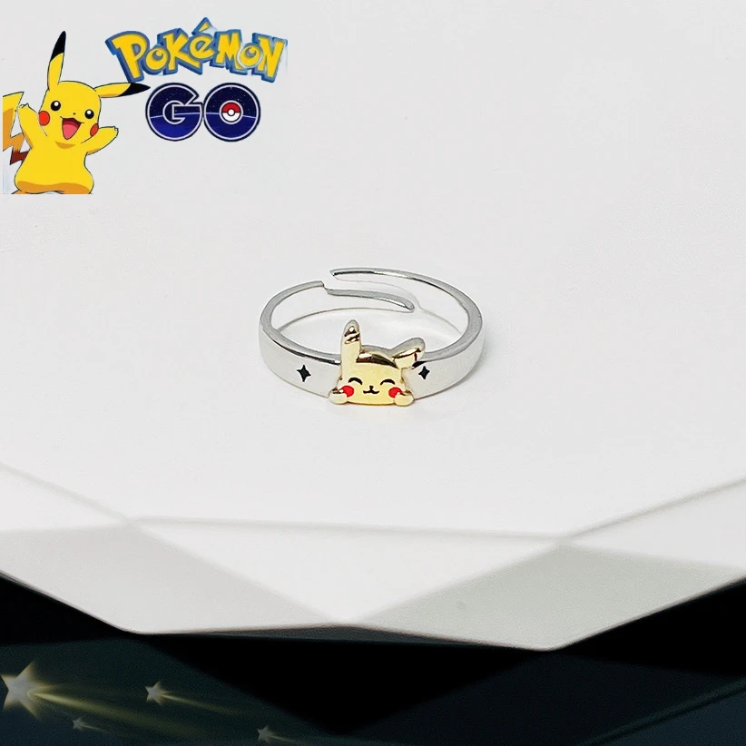 Pokemon Pikachu Cute Cartoon Ring Anime Character Electroplated Index Finger Ring Fashion Jewelry Accessories for Girls Boys
Pokemon Pikachu Cute Cartoon Ring Anime Character Electroplated Index Finger Ring Fashion Jewelry Accessories for Girls Boys