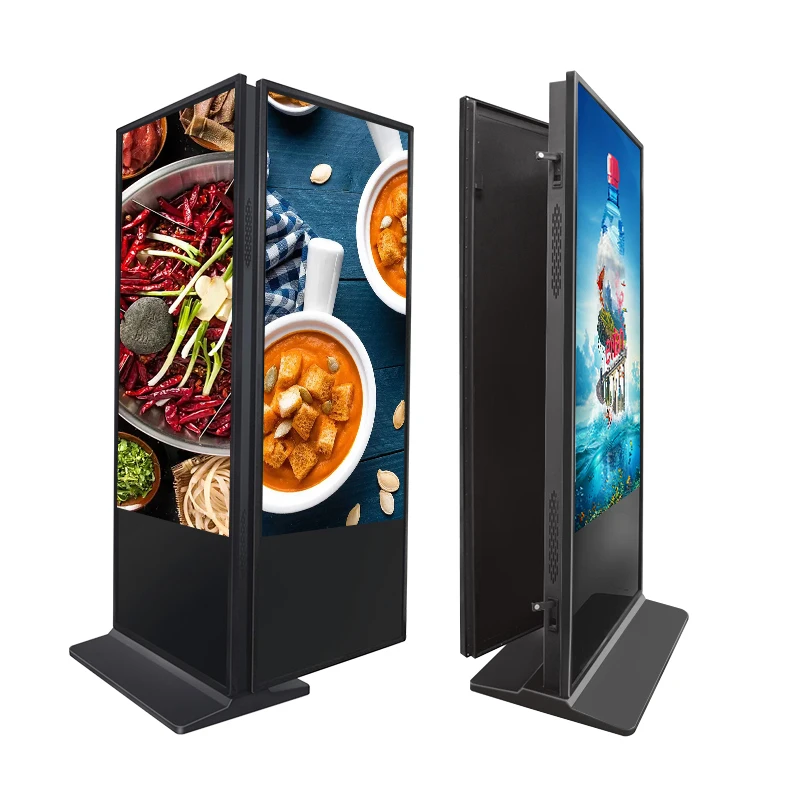 Dual Screen Interactive Signage 55/65 Inch Double Sided Touch Screen Free Standing Digital Signage Kiosk for Mall Retail
Dual Screen Interactive Signage 55/65 Inch Double Sided Touch Screen Free Standing Digital Signage Kiosk for Mall Retail