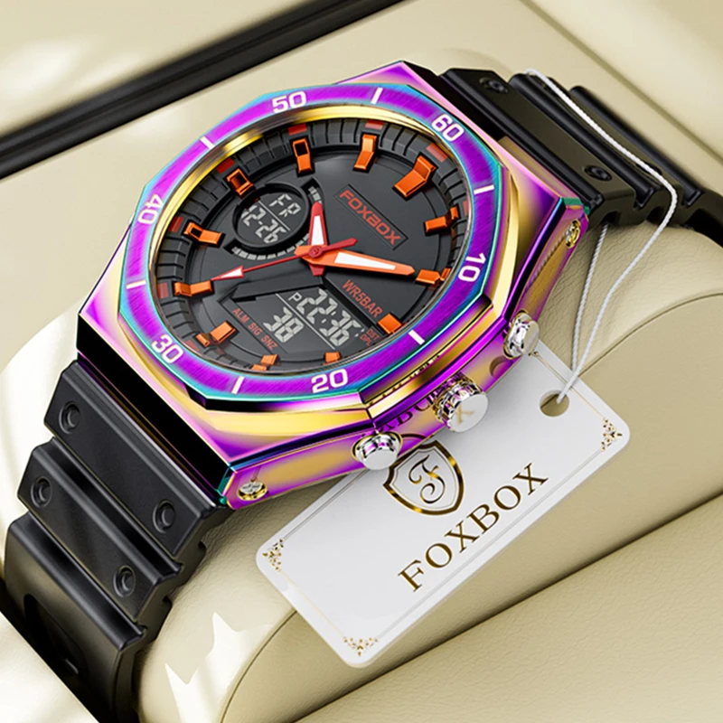 LIGE Brand Foxbox Digital Mens Watches Top Luxury Sport Quartz Wristwatch For Men All Steel Military 50M Waterproof Clock+Box
LIGE Brand Foxbox Digital Mens Watches Top Luxury Sport Quartz Wristwatch For Men All Steel Military 50M Waterproof Clock+Box