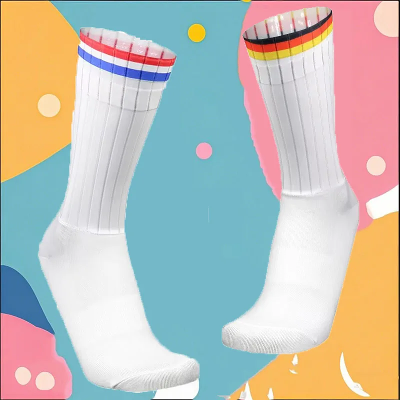 Silicone Aero Summer Anti Slip Socks Whiteline Cycling Socks Men Bicycle Sport Running Bike Socks Calcetines Ciclismo
Silicone Aero Summer Anti Slip Socks Whiteline Cycling Socks Men Bicycle Sport Running Bike Socks Calcetines Ciclismo