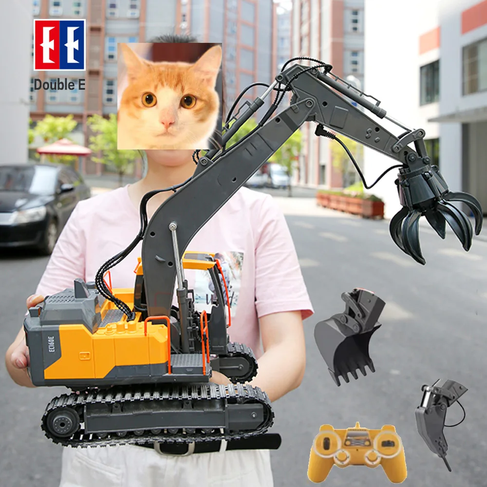 DOUBLE E E568 RC Excavator 3 In 1 Truck 1/16 Crawler Truck Engineering Car 2.4G Remote Control Car Toys for Boys Birthday Gifts
DOUBLE E E568 RC Excavator 3 In 1 Truck 1/16 Crawler Truck Engineering Car 2.4G Remote Control Car Toys for Boys Birthday Gifts