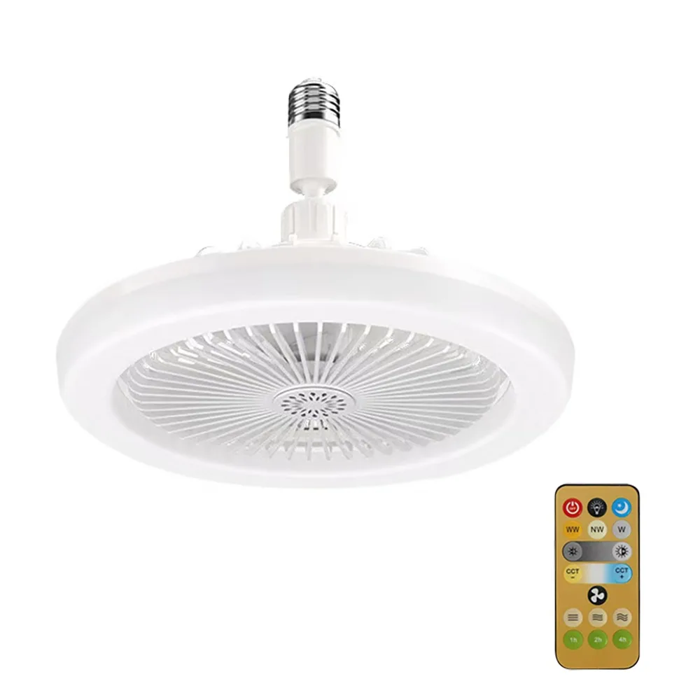 E27 Screw Fan Light Intelligent Remote Control Silent Ceiling Fan Lighting Living Room Study Bedroom Indoor Led Fan
E27 Screw Fan Light Intelligent Remote Control Silent Ceiling Fan Lighting Living Room Study Bedroom Indoor Led Fan