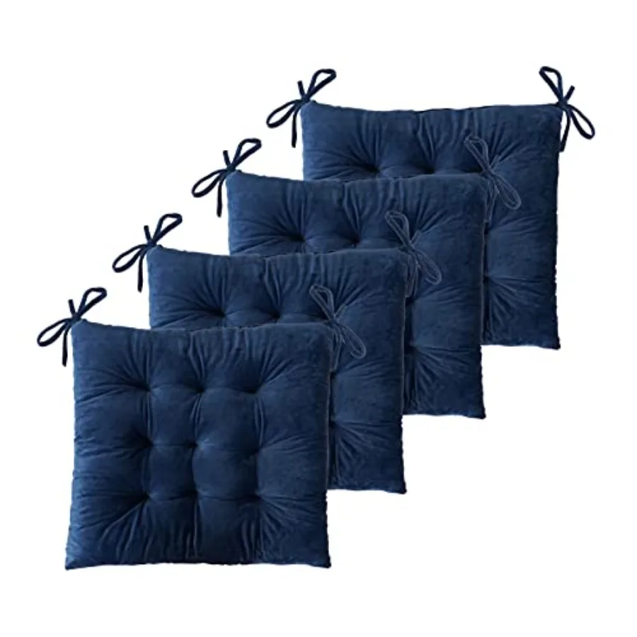 Set of 4 Square Chair Pads Indoor Seat Cushions Pillows with Ties Thick Soft Seat Cushion for Kitchen Dining Office Chair 18.8
Set of 4 Square Chair Pads Indoor Seat Cushions Pillows with Ties Thick Soft Seat Cushion for Kitchen Dining Office Chair 18.8