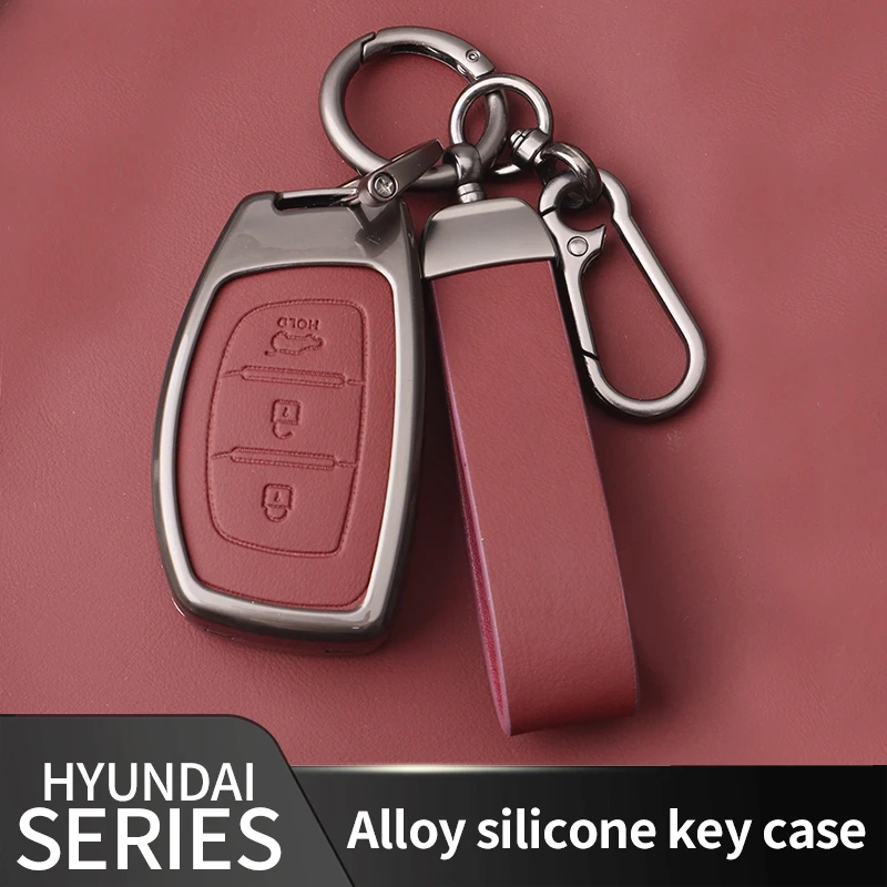 For Hyundai IX25 IX35 I20 I30 I40 hb20 Santa Fe Creta Solaris 2017 3 Buttons Alloy Leather Car Key Case Cover Shell Accessories
For Hyundai IX25 IX35 I20 I30 I40 hb20 Santa Fe Creta Solaris 2017 3 Buttons Alloy Leather Car Key Case Cover Shell Accessories