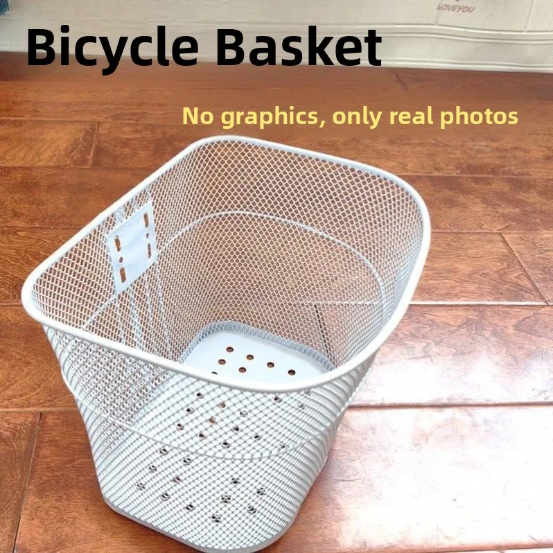 Large Thickened Metal Bicycle Basket Front Mesh Basket Single Bike Basket Vegetable Basket 20 Inch 22 Inch 24 Inch 26 Inch
Large Thickened Metal Bicycle Basket Front Mesh Basket Single Bike Basket Vegetable Basket 20 Inch 22 Inch 24 Inch 26 Inch