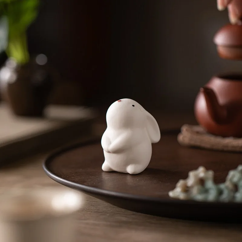 Cute Little Rabbit Animal Rabbit Tea Pet Ornament Ceramic Office Desktop Desk Tea Room Tea Table Home Decoration
Cute Little Rabbit Animal Rabbit Tea Pet Ornament Ceramic Office Desktop Desk Tea Room Tea Table Home Decoration